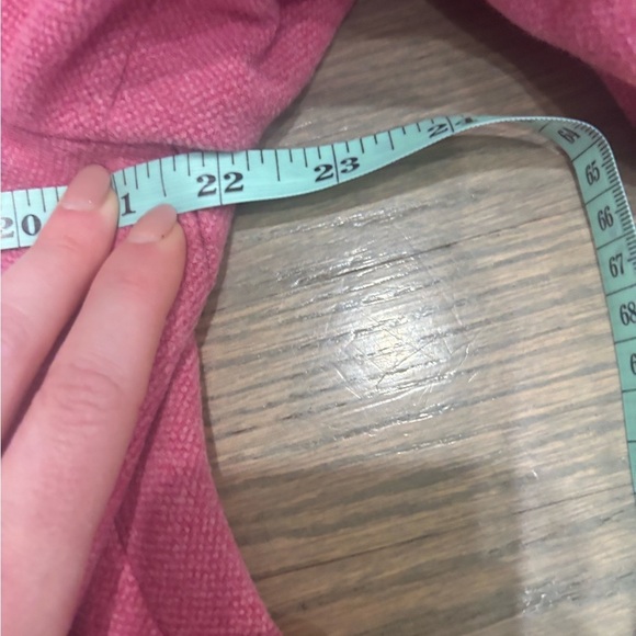 Giorgio Armani Vintage Light Pink Zip Up jacket ruffle pocket detail women’s 50 - Picture 4 of 10